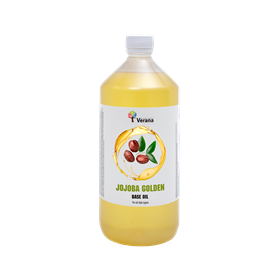 Huile de base jojoba dorée - 1 litre