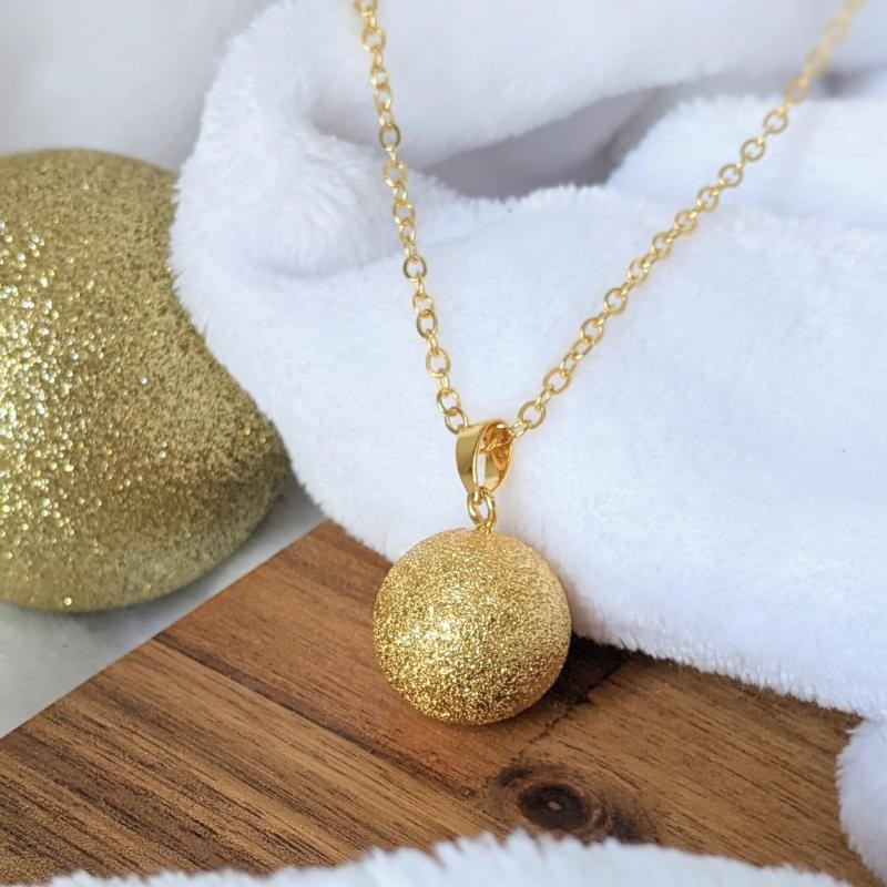 Bola de grossesse doré - soleia