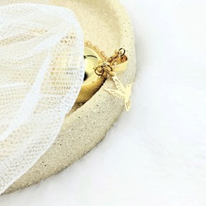 Bola de grossesse doré - colibri