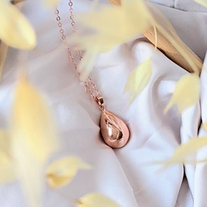 Bola de grossesse rose doré - goutte