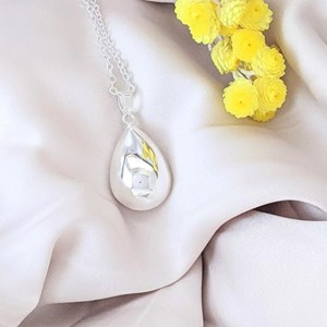 Bola de grossesse argent - goutte