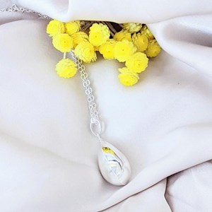 Bola de grossesse argent - goutte