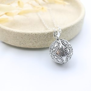 Bola de grossesse argenté - eva