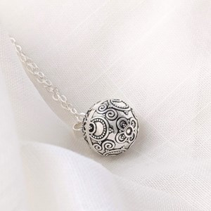 Bola de grossesse argenté - tessa