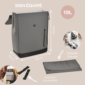 Sac à dos à langer oslo