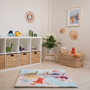 Tapis de parc réversible les amis dinos