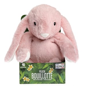 Bouillotte lapin rose