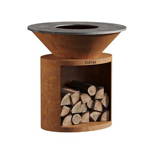Brasero ellipse 100 corten