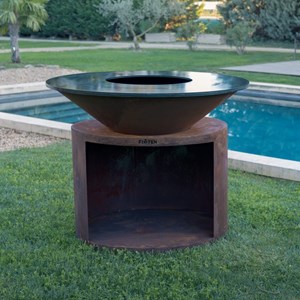 Brasero ellipse 120 corten