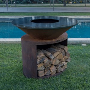 Brasero ellipse 120 corten
