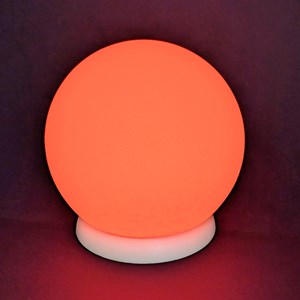 Boule lumineuse couleurs animées d.20cm