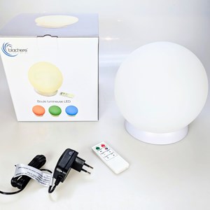 Boule lumineuse couleurs animées d.40cm