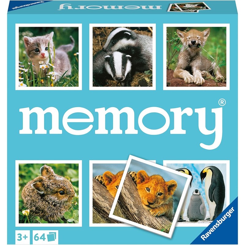 Grand memory bébés animaux