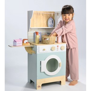 Machine à laver en bois