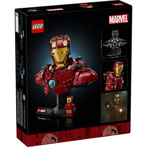Lego marvel - buste iron man mk4 - 76327