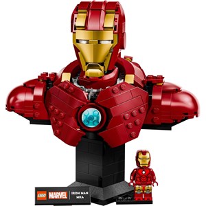 Lego marvel - buste iron man mk4 - 76327