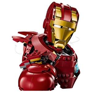 Lego marvel - buste iron man mk4 - 76327