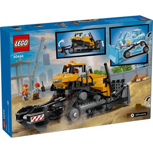 Lego city - bulldozer jaune - 60466