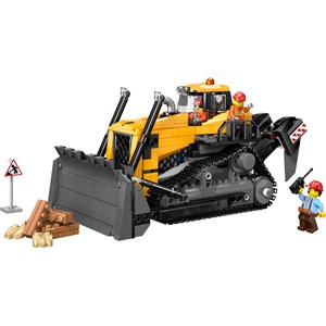 Lego city - bulldozer jaune - 60466
