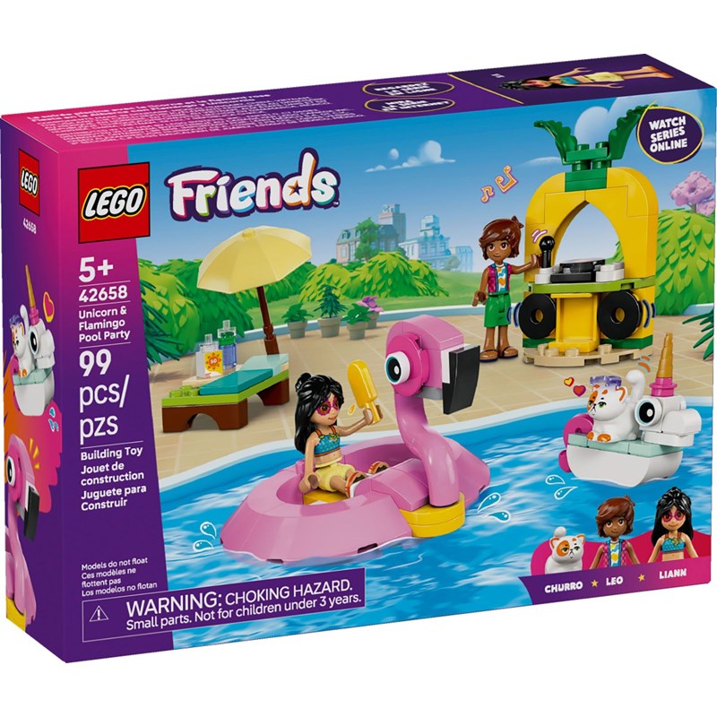 Lego friends - fête piscine bouées - 42658