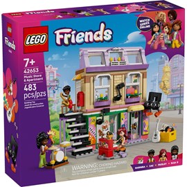 Lego friends - magasin musique & appart - 42653