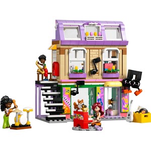 Lego friends - magasin musique & appart - 42653