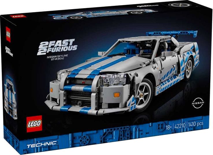 LEGO® Technic Voiture Nissan Skyline GT-R (R34) 2 Fast 2 Furious 42210