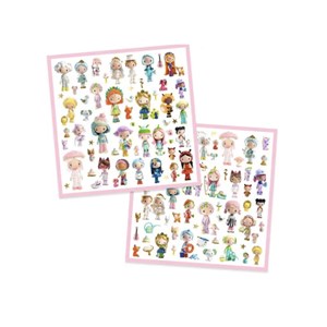 Stickers djeco marron