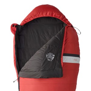 Sac de couchage duvet kl250 gauche rouge