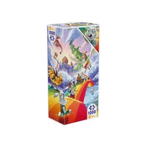 Puzzle 1000 pièces iello twist bunny kin