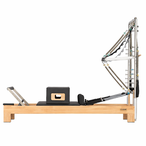 Pilates reformer en bois avec tour