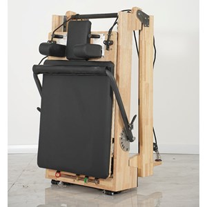 Pilates reformer pliable en bois 