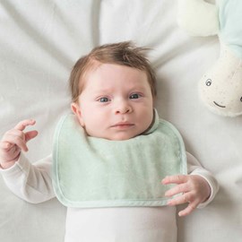 Lot de 3 bavoirs vert