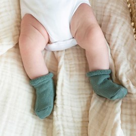 Chaussettes naissance vert 0 6 mois