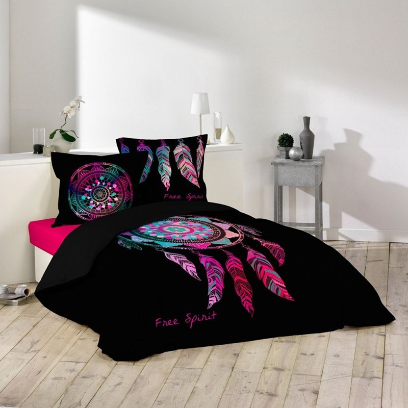 Housse de couette 220x240 porte bonheur