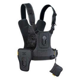 Cotton carrier harnais double