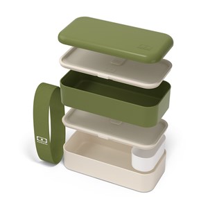 Lunch box éco-conçue 2x500ml olive