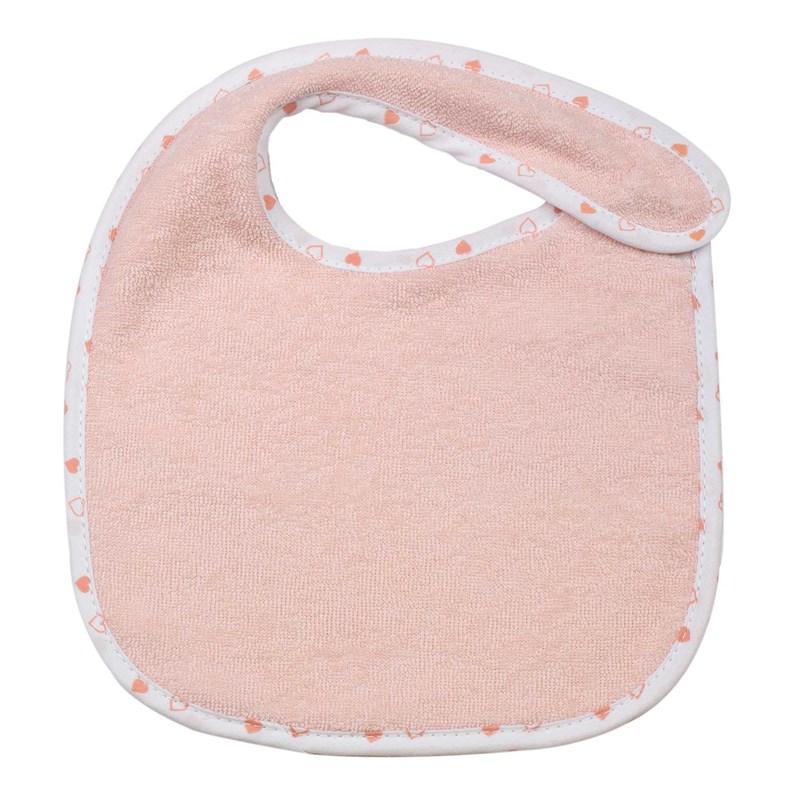 Lot de 7 bavoirs rose