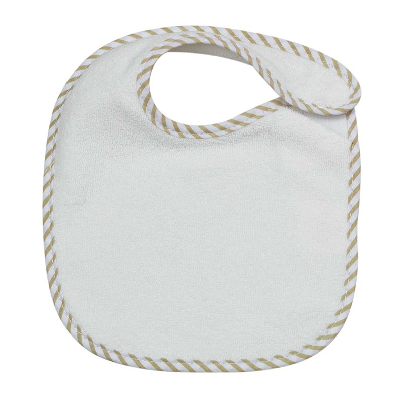 Lot de 7 bavoirs vanille