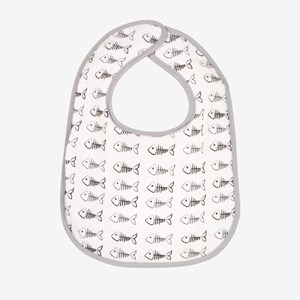 Lot de 7 bavoirs bébé blanc