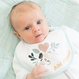 Lot de 7 bavoirs rose