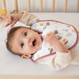 Lot de 7 bavoirs waterproof jaune