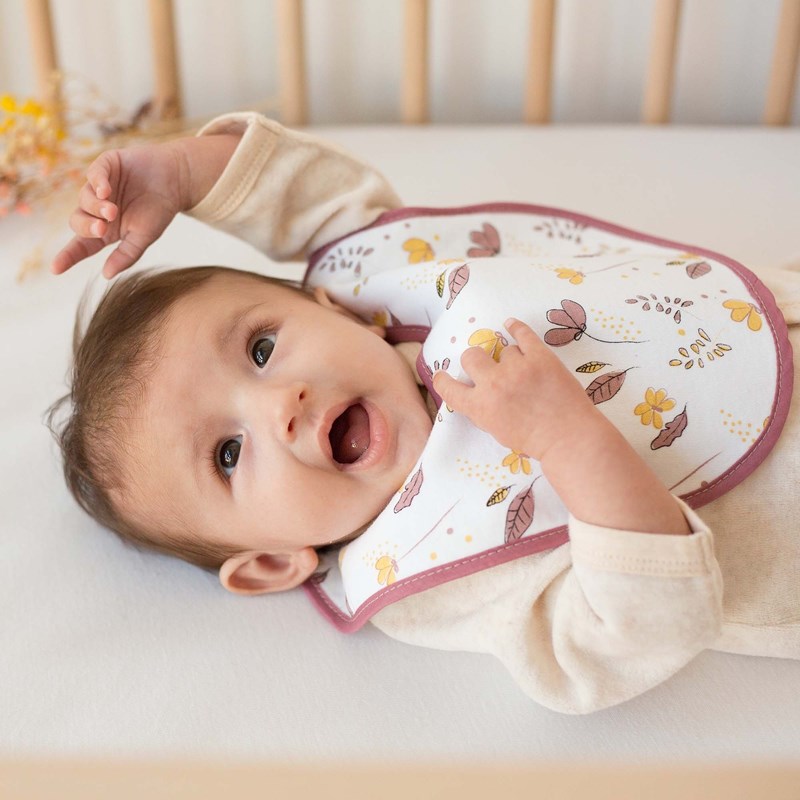 Lot de 7 bavoirs waterproof jaune