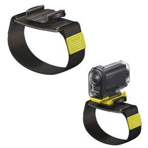 Sony action cam fixation tour de poignet