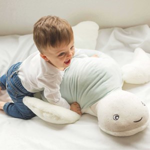 Peluche manu la tortue 60cm vert