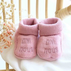 Chaussons naissance - mini nous vieux ro