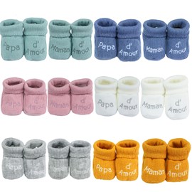 Chaussons naissance - message maman d'am