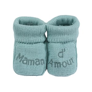 Chaussons naissance - message maman d'am