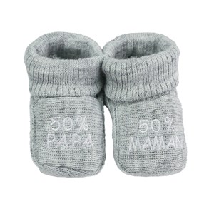 Chaussons naissance - message :  50% mam