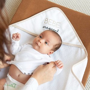 Sortie de bain blanc 70x70 cm